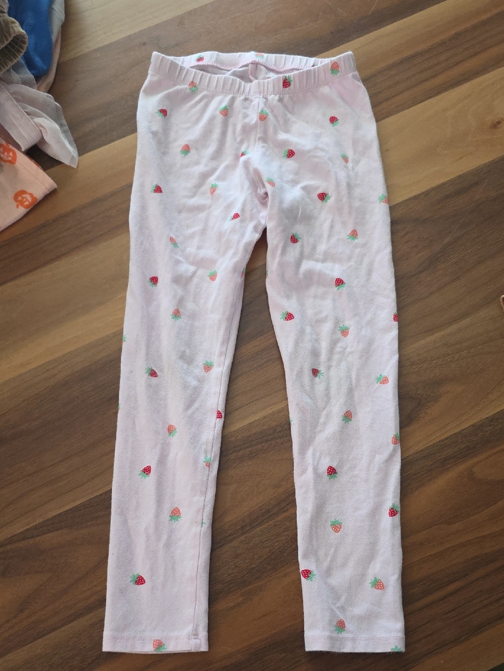 Cat & Jack Bundle Light Pink Strawberry Print Pajama Bottoms